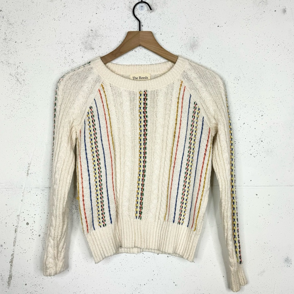 The Reeds J Crew Cable Knit Sweater Size XXS